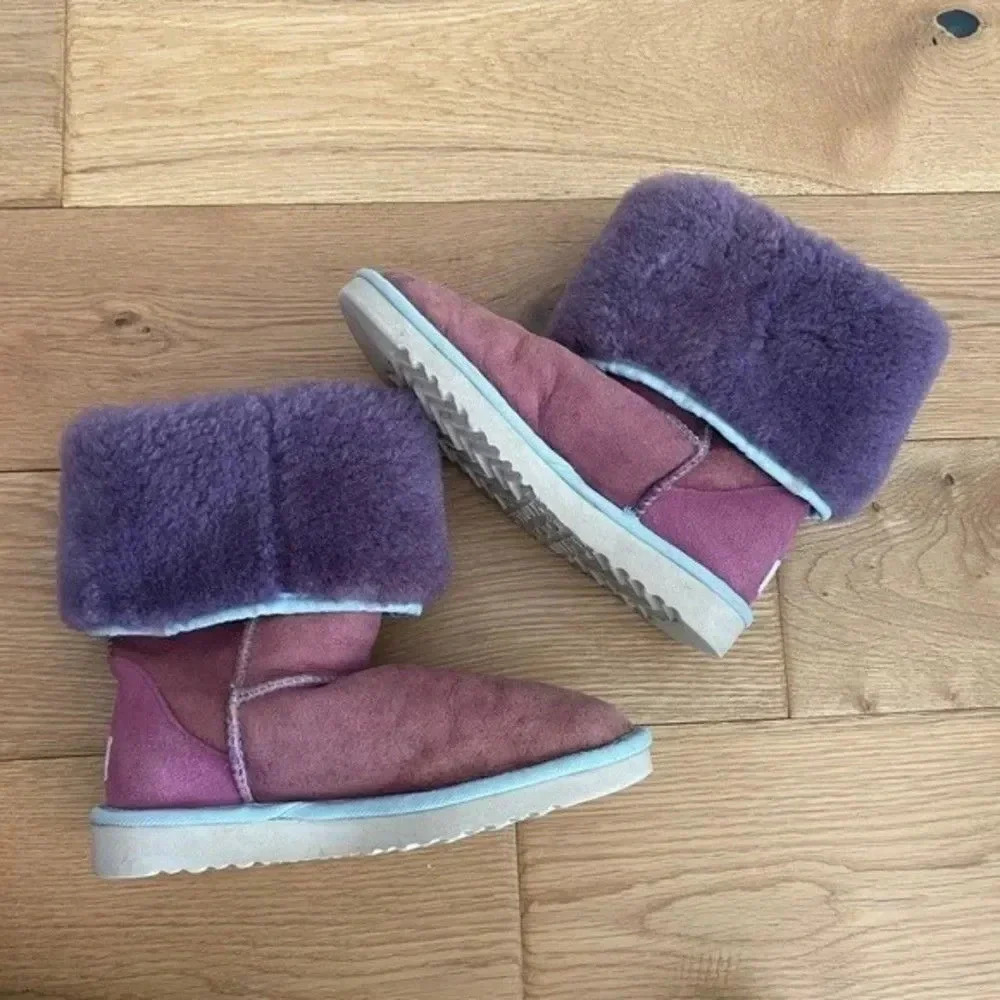 Ugg Tall Purple Winter Boots - Picture 3 of 13